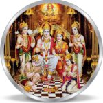 Ram Darbar Silver Coin | Colored Embossed | 99% Pure silver 10 grams